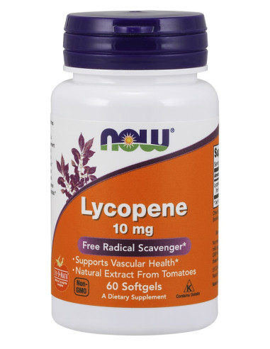 Lycopene, 10mg - 60 softgels | NOW Foods