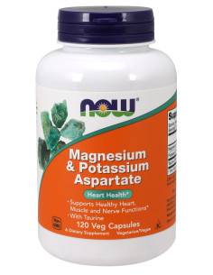 Magnesium & Potassium Aspartate with Taurine - 120 vcaps...