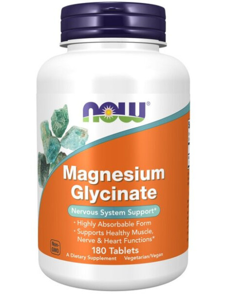 Magnesium Glycinate - 180 tabs | NOW Foods