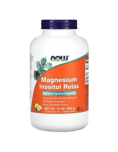 Magnesium Inositol Relax Powder - 454g | NOW Foods