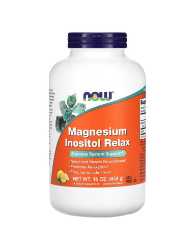 Magnesium Inositol Relax Powder - 454g | NOW Foods