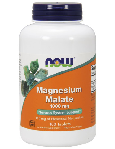 Magnesium Malate, 1000mg - 180 tabs | NOW Foods