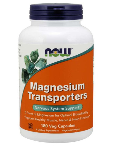 Magnesium Transporters - 180 vcaps | NOW Foods