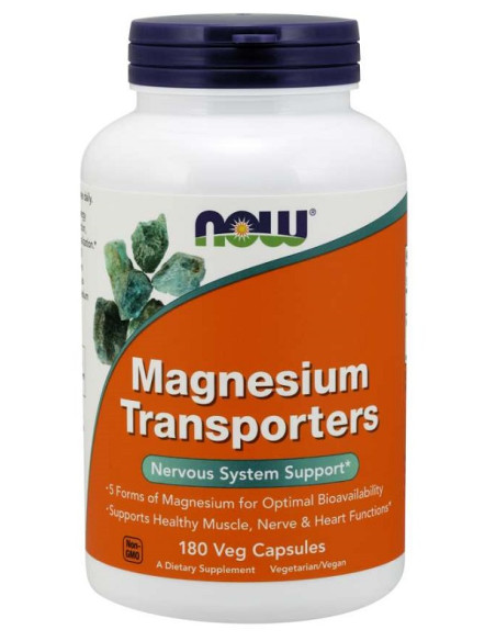Magnesium Transporters - 180 vcaps | NOW Foods