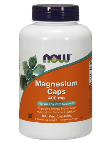 Magnesium, 400mg - 180 vcaps | NOW Foods
