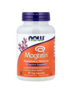 Magtein Magnesium L-Threonate - 90 vcaps | NOW Foods