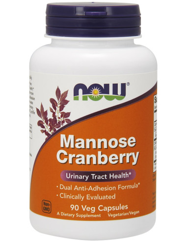 Mannose Cranberry - 90 vcaps | NOW Foods