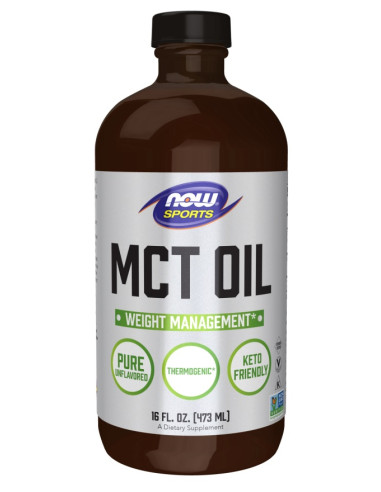MCT Oil, Pure Liquid - 473 ml. | NOW Foods
