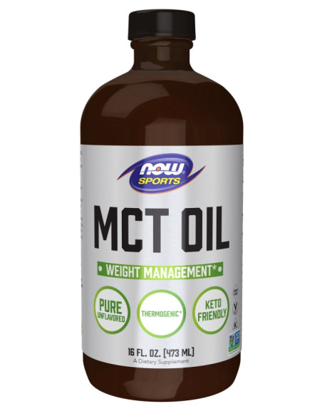 MCT Oil, Pure Liquid - 473 ml. | NOW Foods