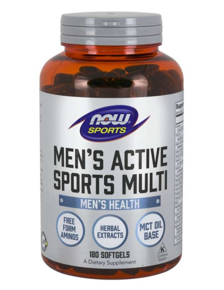 Men's Active Sports Multi - 180 softgels | NOW Foods
