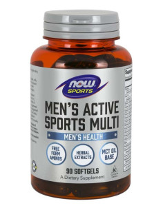 Men's Active Sports Multi - 90 softgels | NOW Foods