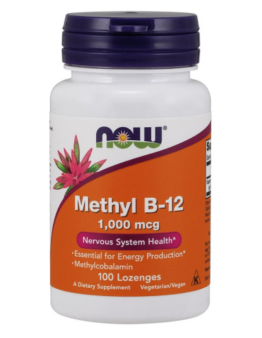 Methyl B-12, 1000mcg - 100 lozenges | NOW Foods