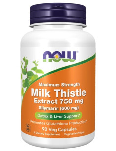 Milk Thistle Extract, Maximum Strength 750mg - 90 vcaps |...