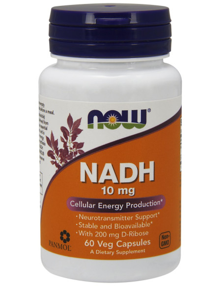 NADH, 10mg - 60 vcaps | NOW Foods