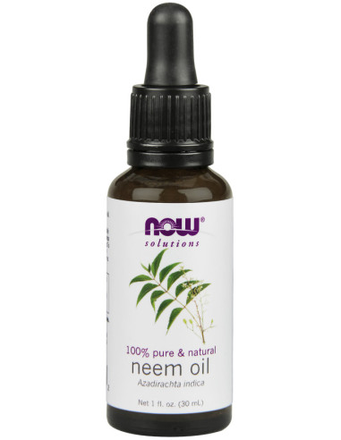 Neem Oil, 100% Pure - 30 ml. | NOW Foods
