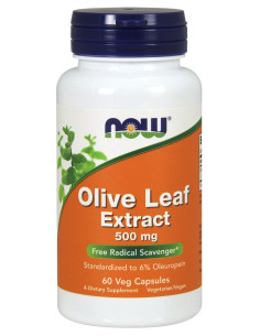 Olive Leaf Extract, 500mg - 60 vcaps | NOW Foods