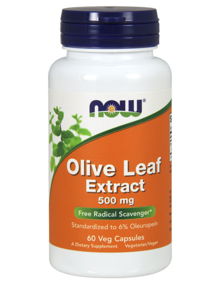 Olive Leaf Extract, 500mg - 60 vcaps | NOW Foods