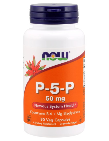 P-5-P, 50mg - 90 vcaps | NOW Foods