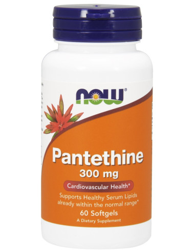 Pantethine, 300mg - 60 softgels | NOW Foods