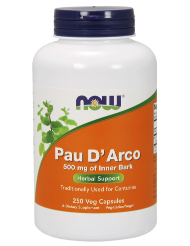 Pau D'Arco, 500mg - 250 vcaps | NOW Foods