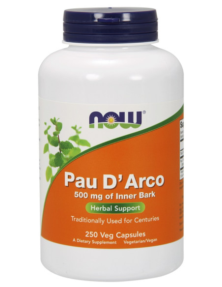 Pau D'Arco, 500mg - 250 vcaps | NOW Foods