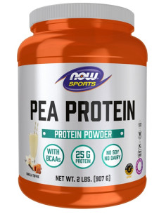 Pea Protein, Vanilla Toffee - 907g | NOW Foods