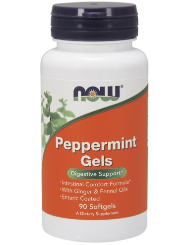 Peppermint Gels - 90 softgels | NOW Foods