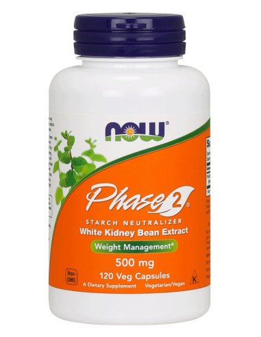Phase 2 - White Kidney Bean Extract, 500mg -...