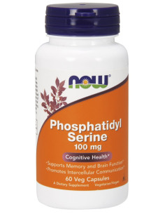 Phosphatidyl Serine, 100mg - 60 vcaps | NOW Foods