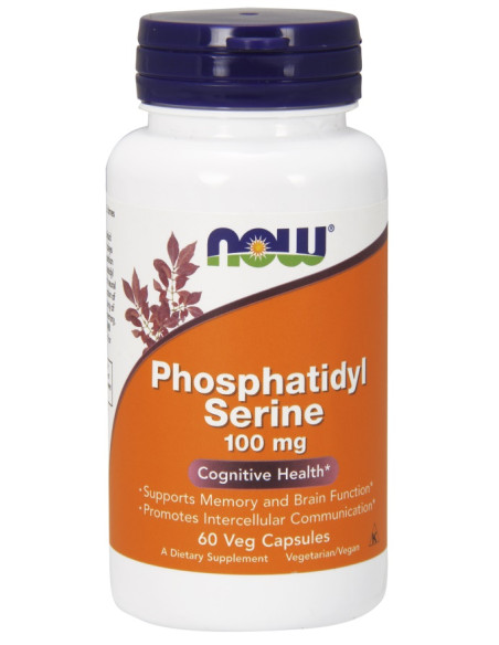 Phosphatidyl Serine, 100mg - 60 vcaps | NOW Foods