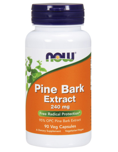 Pine Bark Extract, 240mg - 90 vcaps | NOW Foods