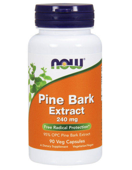 Pine Bark Extract, 240mg - 90 vcaps | NOW Foods