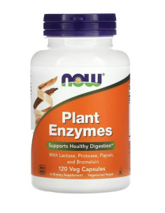 Plant Enzymes - 120 vcaps  | NOW Foods