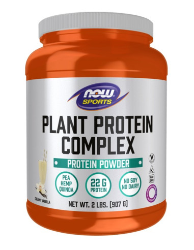Plant Protein Complex, Creamy Vanilla - 907g |...