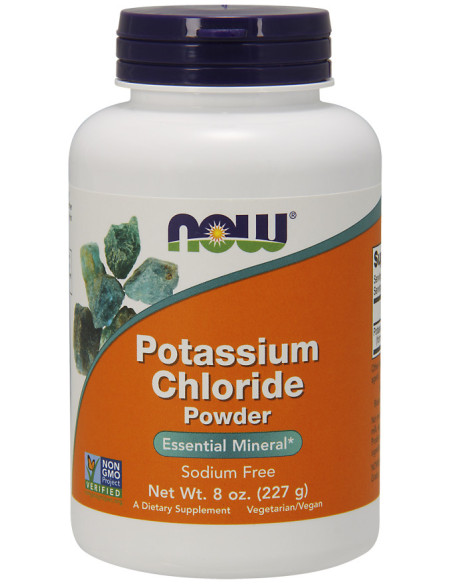 Potassium Chloride Powder - 227g | NOW Foods