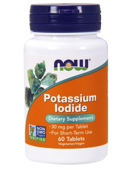 Potassium Iodide, 30mg - 60 tabs | NOW Foods