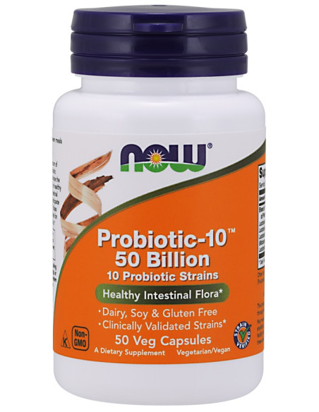 Probiotic-10, 50 Billion - 50 vcaps | NOW Foods