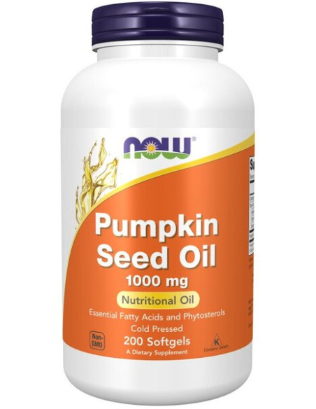 Pumpkin Seed Oil, 1000mg - 200 softgels | NOW Foods