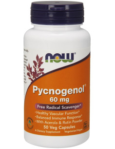 Pycnogenol with Acerola & Rutin Powder, 60mg - 50 vcaps |...