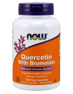 Quercetin with Bromelain - 120 vcaps | NOW Foods
