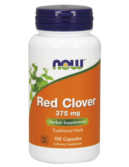 Red Clover, 375mg - 100 caps | NOW Foods
