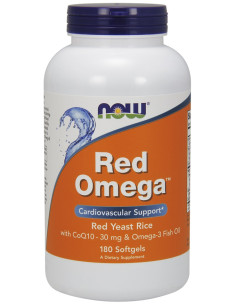 Red Omega (Red Yeast Rice) - 180 softgels | NOW Foods