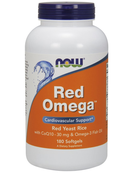 Red Omega (Red Yeast Rice) - 180 softgels | NOW Foods