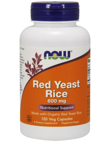 Red Yeast Rice, 600mg - 120 vcaps | NOW Foods