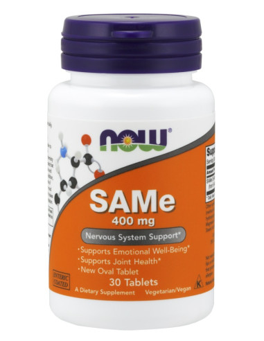 SAMe, 400mg - 30 tabs | NOW Foods