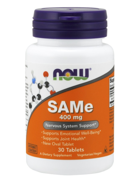 SAMe, 400mg - 30 tabs | NOW Foods
