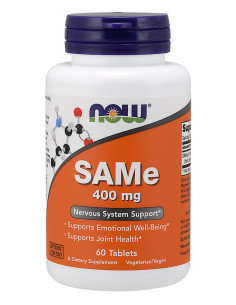SAMe, 400mg - 60 tabs | NOW Foods