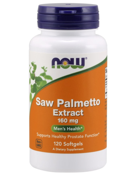 Saw Palmetto Extract, 160mg - 120 softgels | NOW Foods