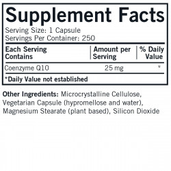 Coenzyme Q10 25 mg Capsules - Hypo - 250 Capsules |... 2