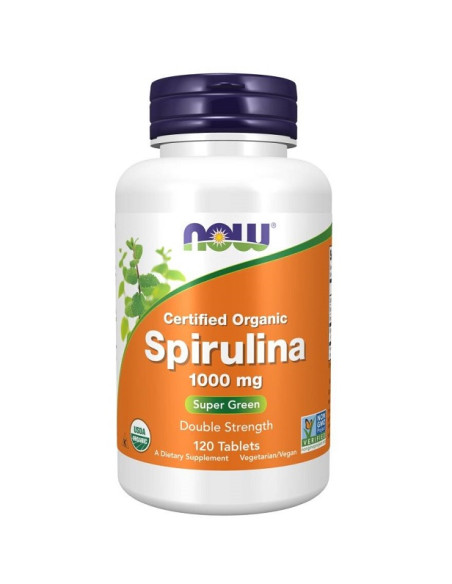 Spirulina, 1000mg - 120 tabs | NOW Foods